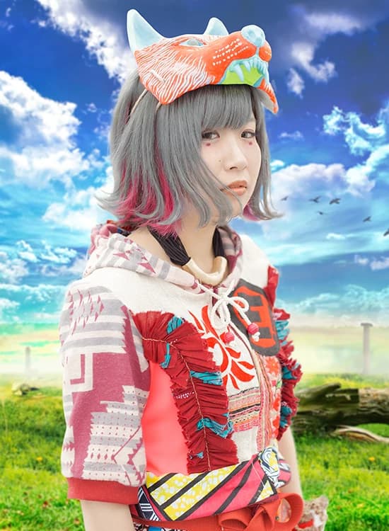 元ゆるめるモ！のメンバー しふぉんの公式プロモーション写真（2017年）