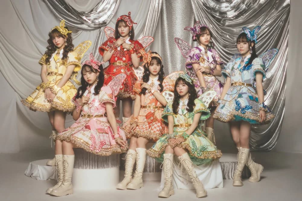 Japanse idolgroep FRUITS ZIPPER, officiële promotiefoto (2025) 
