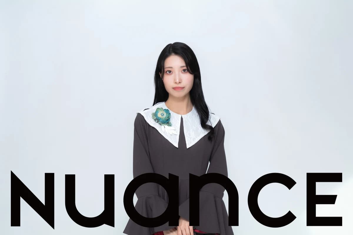 アイドルグループ「NUANCE」の日本人アイドル汐崎初音 2024年プロモーション写真
