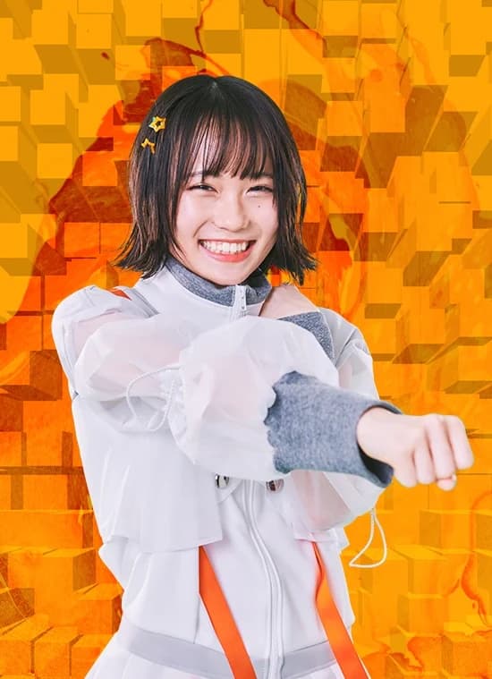 Japanese idol from You'll Melt More! Heso Promotional picture 2021