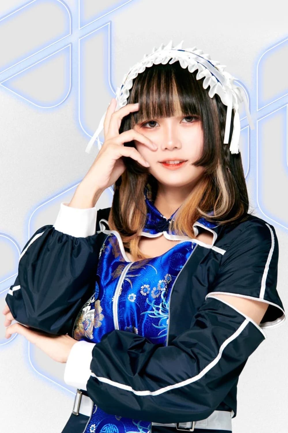 Japanse idol Kikai Nekota van idolgroep Hiyorna promotiefoto 2022