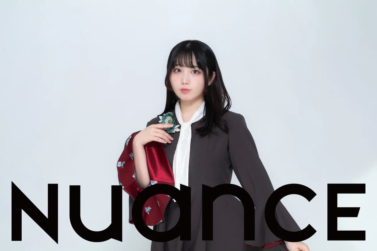 Japanese idol Kyomi Hasumi from idolgroup NUANCE promotional picture 2024