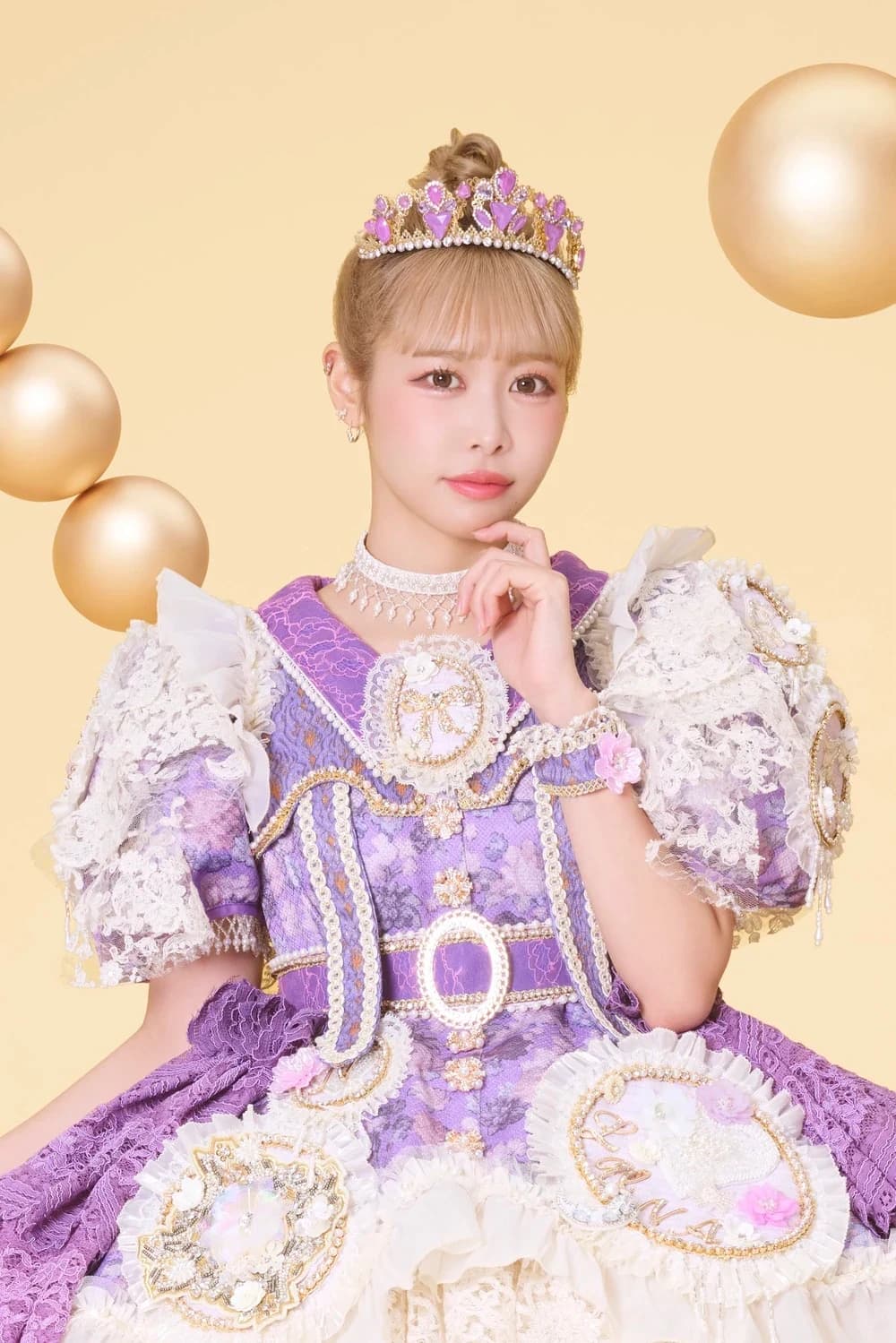 Japanese idol from idolgroup FRUITS ZIPPER Nakagawa Luna promotional picture 2026
