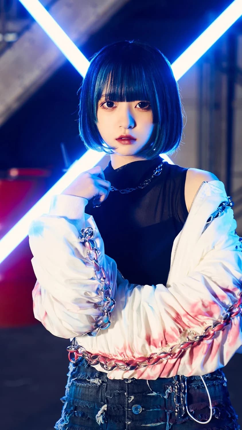 Japanse idol Shinonome Sora van idolgroep AVAM promotiefoto 2021